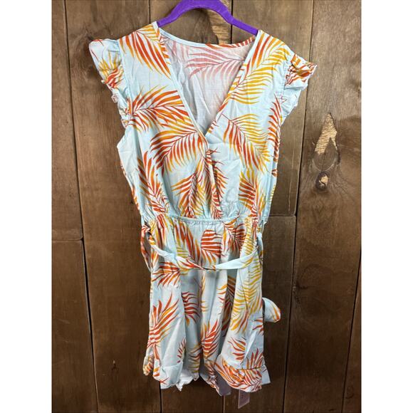 Cupshe Blue And Orange Coverup, Medium - Picture 1 of 6